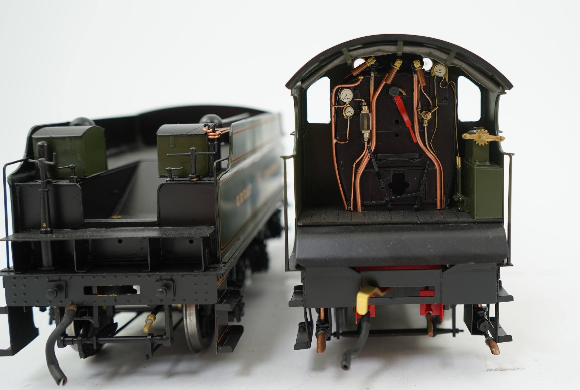 A Gauge One model of GWR Star Class, Lode Star 4003, 4-6-0 tender locomotive, constructed, painted and lined to a very high standard, with a high level of detail, powered for two rail operation.